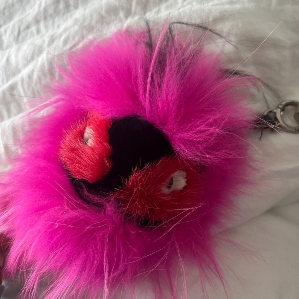 Authentic Fendi monster keychain